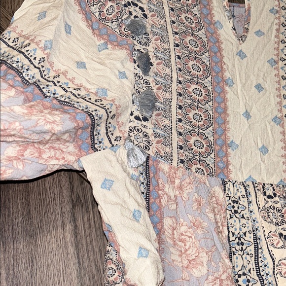 American Eagle Outfitters Multicolor Boho Blouse - Picture 4 of 4